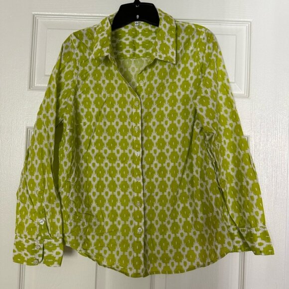 Crown and Ivy Cotton Button Down Shirt - Picture 2 of 10